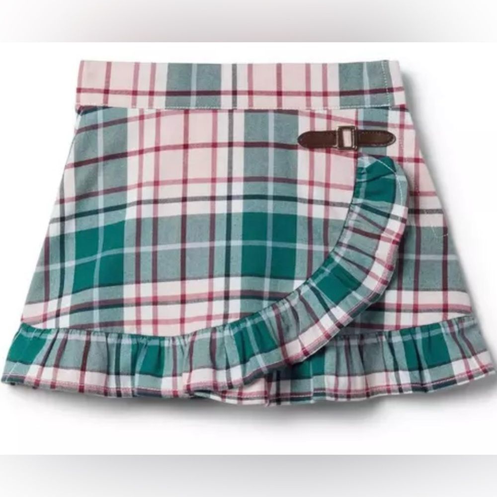 Janie and Jack Plaid Ruffle Skirt - Picture 7 of 10